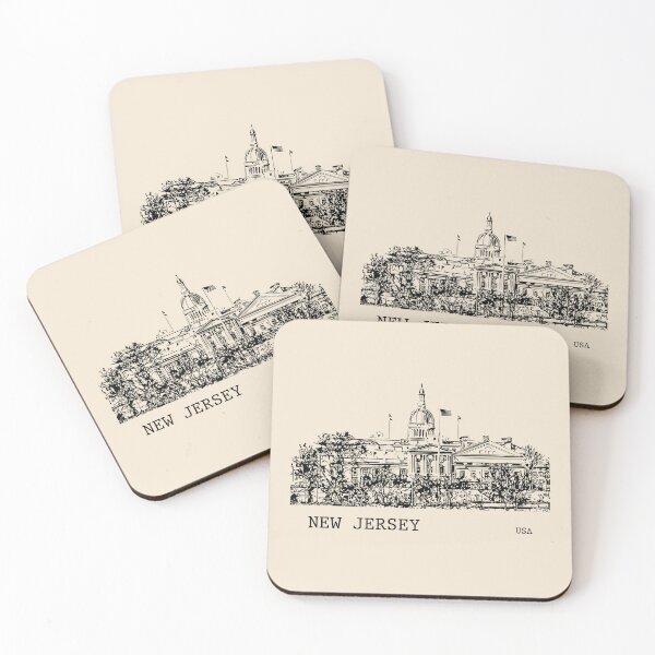 Item preview, New Jersey State USA designed and sold by Lakeric Cityscapes.