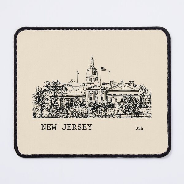 Item preview, New Jersey State USA designed and sold by Lakeric Cityscapes.