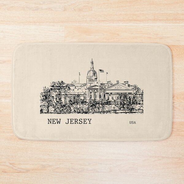 Item preview, New Jersey State USA designed and sold by Lakeric Cityscapes.