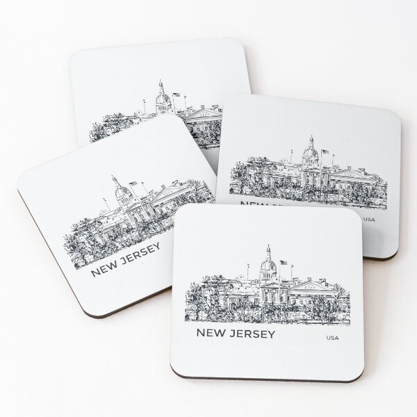 Item preview, New Jersey State USA designed and sold by Lakeric Cityscapes.