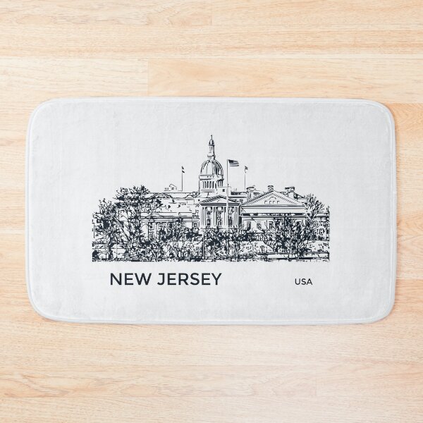 Item preview, New Jersey State USA designed and sold by Lakeric Cityscapes.