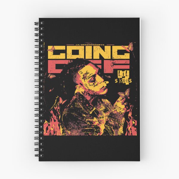 Item preview, Lil Skies Coin Flip Hip Hop Fire Portrait Art designed and sold by ftamwb.