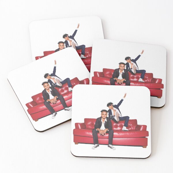 Item preview, rae sremmurd Modern R&B Duo Red Couch Music Art designed and sold by ftamwb.
