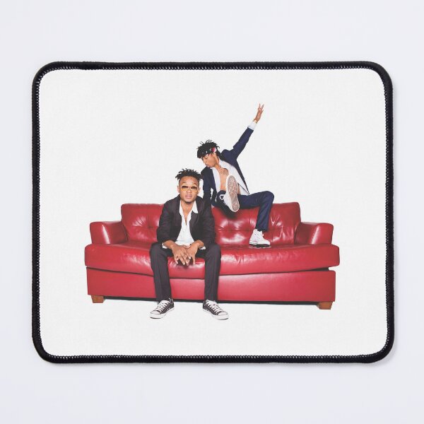 Item preview, rae sremmurd Modern R&B Duo Red Couch Music Art designed and sold by ftamwb.