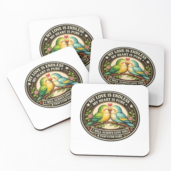 Item preview, two parrots sitting on a tree in love  designed and sold by FoxstarRavas.