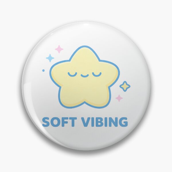 Item preview, Soft Vibing – Cute Kawaii Sleepy Star With Sparkles designed and sold by ImagenFusionP.