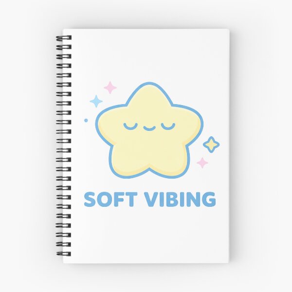 Item preview, Soft Vibing – Cute Kawaii Sleepy Star With Sparkles designed and sold by ImagenFusionP.
