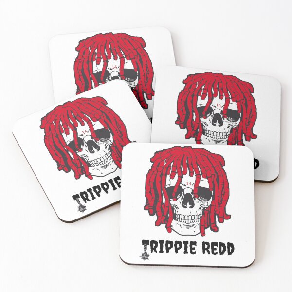 Item preview, Trippie Redd Skull Dreads  Dark Rap Fan Art designed and sold by ftamwb.