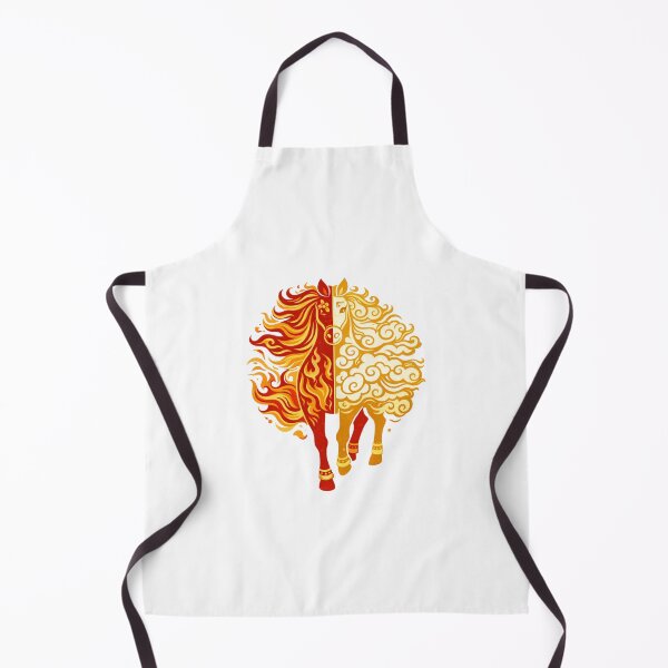 Item preview, Auspicious Dual Flame Fire Horse designed and sold by Vendeloc.
