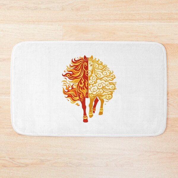 Item preview, Auspicious Dual Flame Fire Horse designed and sold by Vendeloc.