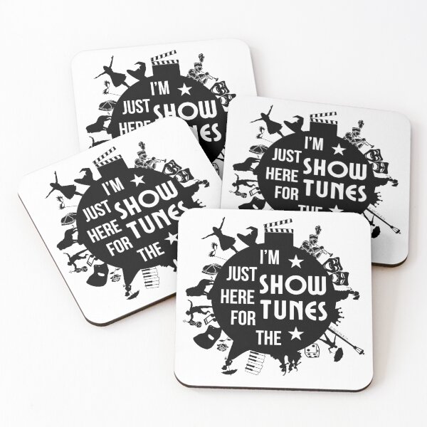 Item preview, I'm Just Here for The Showtunes - Black/White designed and sold by Flit & Co..