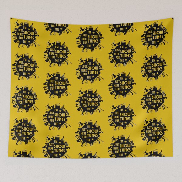 Item preview, I'm Just Here for The Showtunes - Black/White designed and sold by Flit & Co..