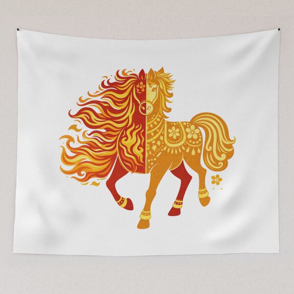 Item preview, Dual Flame Harmony Fire Horse designed and sold by Vendeloc.