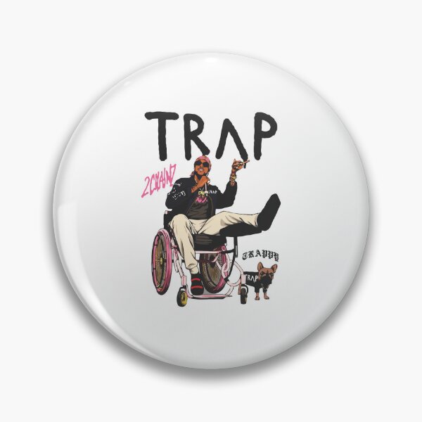Item preview, 2 chainz Trap King Wheelchair – Bold Hip Hop Illustration designed and sold by ftamwb.
