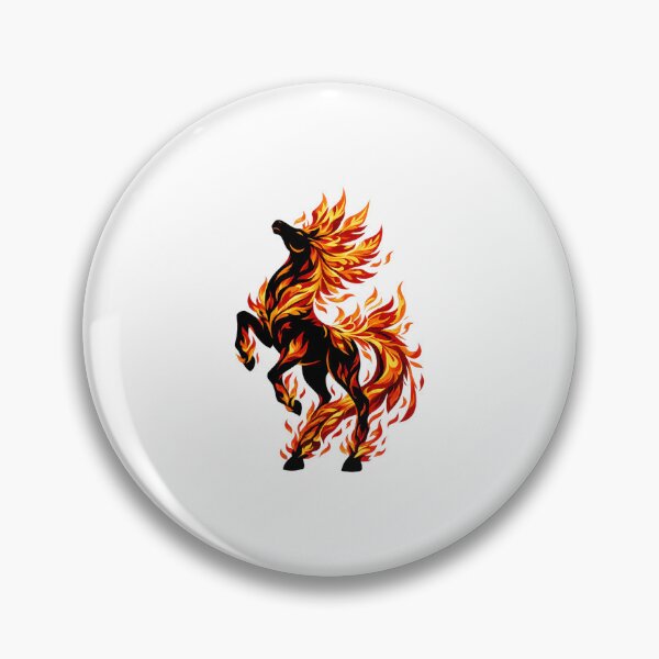 Item preview, Inferno Rearing Fire Horse designed and sold by Vendeloc.