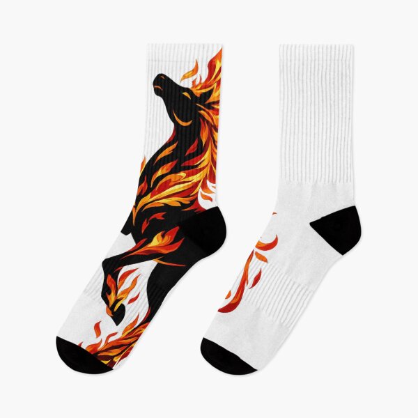 Item preview, Inferno Rearing Fire Horse designed and sold by Vendeloc.