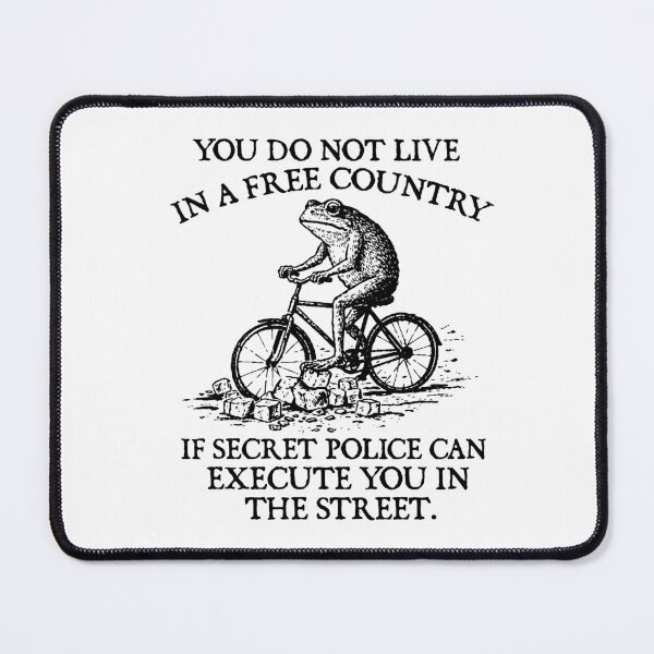 Item preview, Frog ABOLISH ICE : You do not live in a free country if secret police can execute you in the street designed and sold by RandyHaskins.