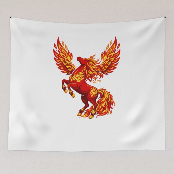 Item preview, Ascendant Winged Fire Horse designed and sold by Vendeloc.
