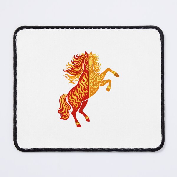 Item preview, Dual Flame Fire Horse Zodiac designed and sold by Vendeloc.
