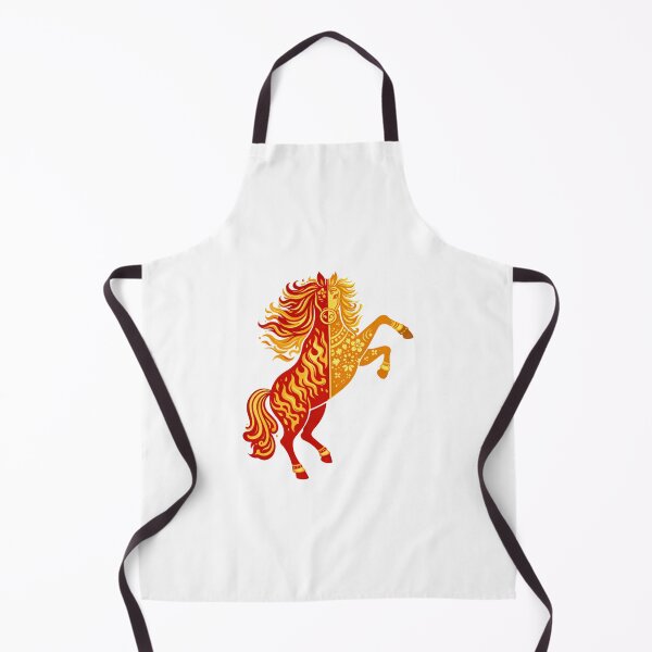 Item preview, Dual Flame Fire Horse Zodiac designed and sold by Vendeloc.