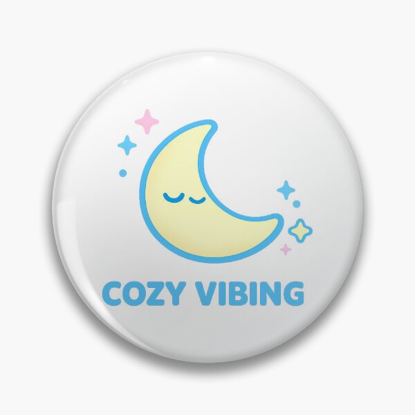 Item preview, Cozy Vibing – Cute Kawaii Sleepy Moon With Stars designed and sold by ImagenFusionP.