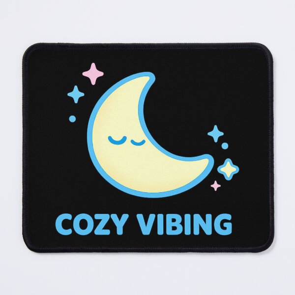 Item preview, Cozy Vibing – Cute Kawaii Sleepy Moon With Stars designed and sold by ImagenFusionP.