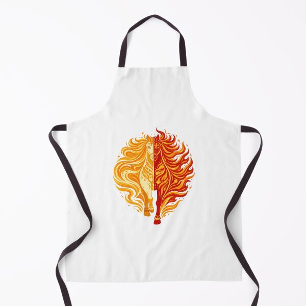 Item preview, Dual Flame Fire Horse Emblem designed and sold by Vendeloc.