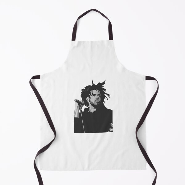 Item preview, J Cole Live Mic Minimal Rap Portrait Art designed and sold by ftamwb.