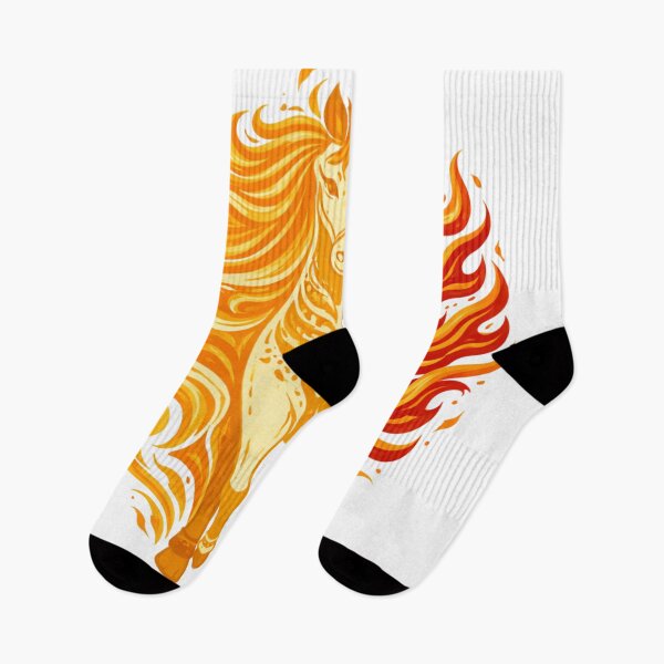 Item preview, Dual Flame Fire Horse Emblem designed and sold by Vendeloc.