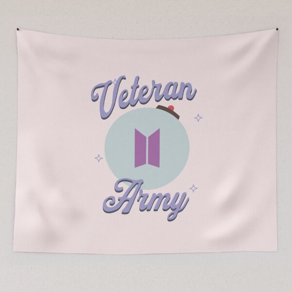 Item preview, BTS veteran army designed and sold by Morcawork.