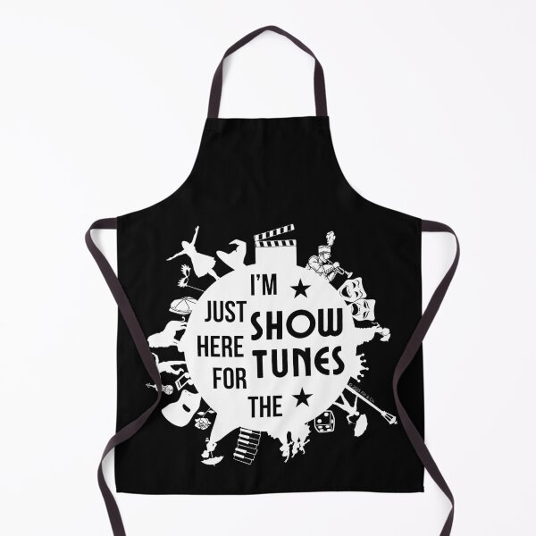 Item preview, I'm Just Here for The Showtunes - White/Black designed and sold by Flit & Co..