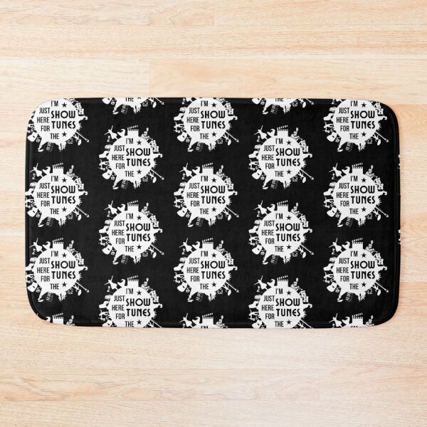 Item preview, I'm Just Here for The Showtunes - White/Black designed and sold by Flit & Co..