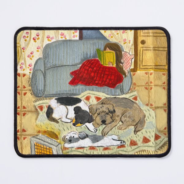 Item preview, Illustration: seeking warmth together designed and sold by mimi bitácoras .