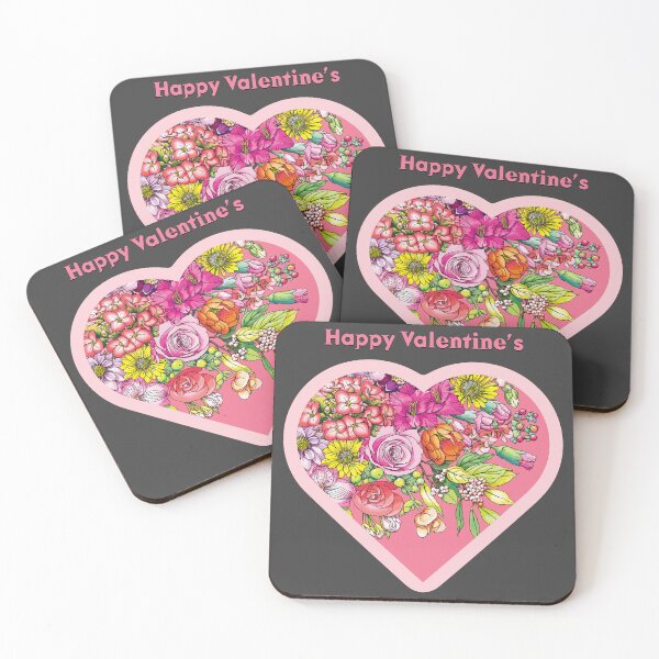 Item preview, Valentine's Day Celebration with Delightful Flowers  designed and sold by cremedecolor.