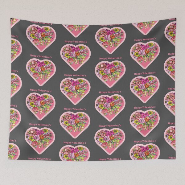 Item preview, Valentine's Day Celebration with Delightful Flowers  designed and sold by cremedecolor.