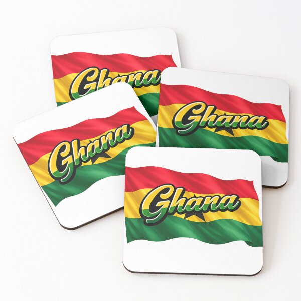 Item preview, Ghana Flag Design – Ghanaian Pride Script Typography designed and sold by GarnerSupplyCo.