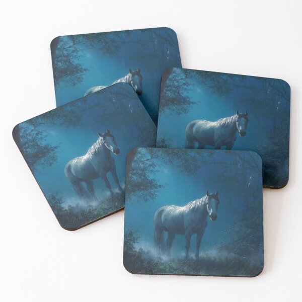 Item preview, Blue Horse AI Art designed and sold by WinnieLiu-GenerativeArt.