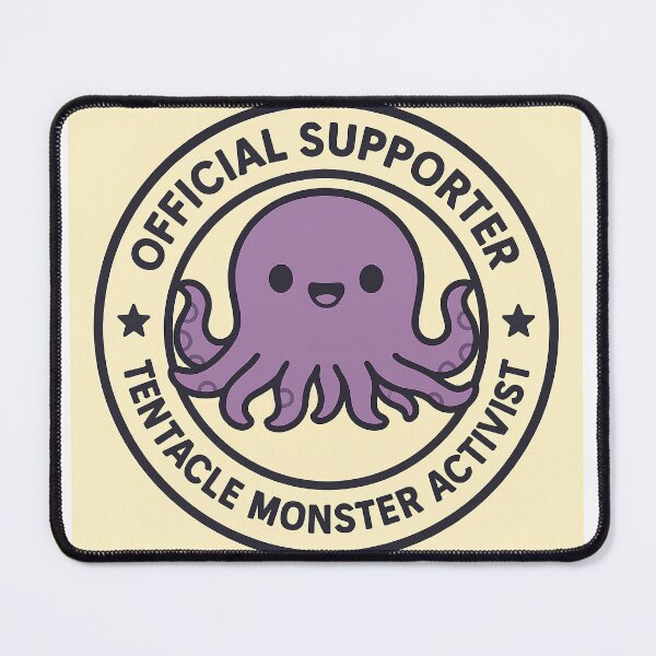 Item preview, Tentacle Monster Activist – XL Badge Edition designed and sold by SachaMuru.