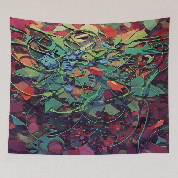 Item preview, Tendrils- Fantasy Floral  designed and sold by adel8ide.