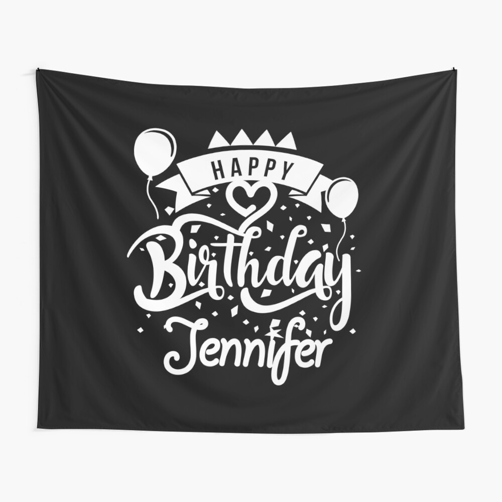 Skin Adhesive D Ordinateur Joyeux Anniversaire Jennifer Par Elhefe Redbubble