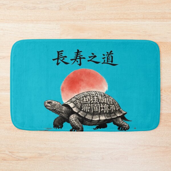 Item preview, Longevity Turtle Japanese Ink Tattoo Art designed and sold by wanado.