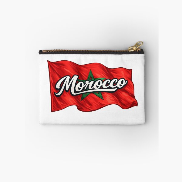 Item preview, Morocco Flag Design – Moroccan Pride Script Typography designed and sold by GarnerSupplyCo.