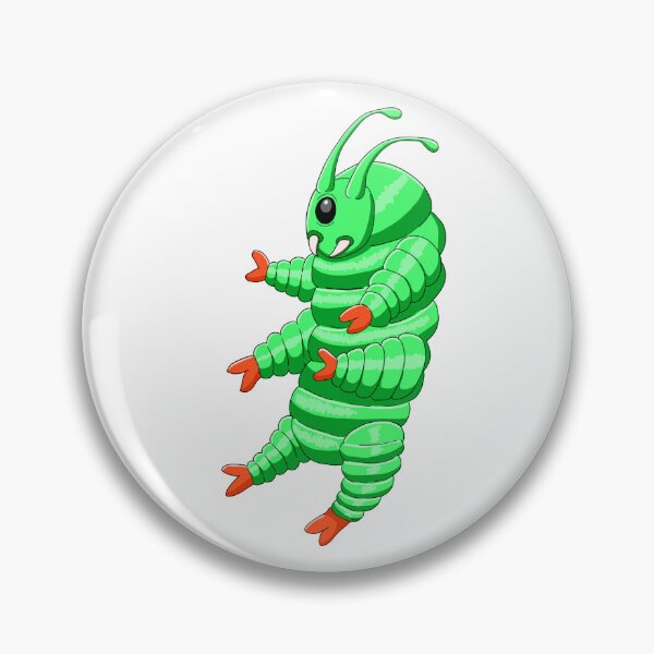 Item preview, Cute Green Alien Worm Monster Illustration designed and sold by mikemike33.