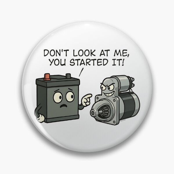 Item preview, Don’t Look at Me – Starter Motor Humor designed and sold by Automotive Art by Greg.