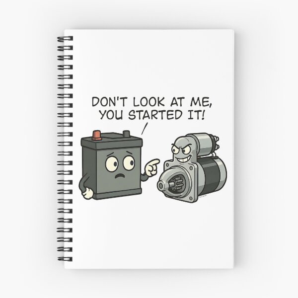 Item preview, Don’t Look at Me – Starter Motor Humor designed and sold by Automotive Art by Greg.