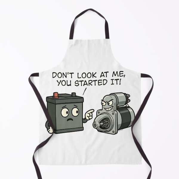 Item preview, Don’t Look at Me – Starter Motor Humor designed and sold by Automotive Art by Greg.