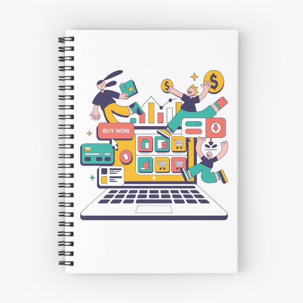 Item preview, Sell Website – Modern Digital Business Illustration designed and sold by Liva Art.