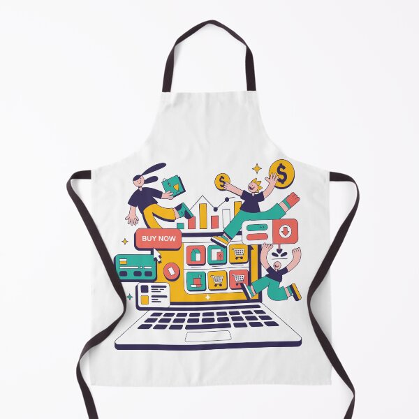 Item preview, Sell Website – Modern Digital Business Illustration designed and sold by Liva Art.
