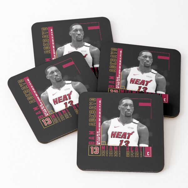 Item preview, Bams Adebayos 13 Miami Heats Basketball designed and sold by colorful-things.