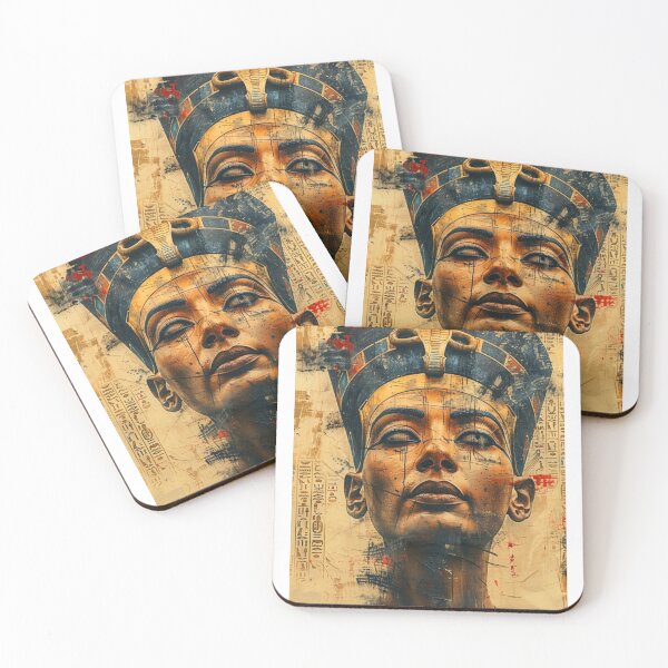 Item preview, Nefertiti Revived: Urban Grunge Portrait designed and sold by Egyptology.